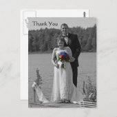 Carte de remerciements (Devant / Derrière)