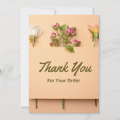 Carte de remerciements (Devant)