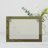 Carte de remerciements (Debout devant)