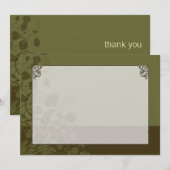 Carte de remerciements (Devant / Derrière)