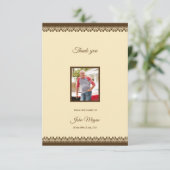 Carte de remerciements (Debout devant)