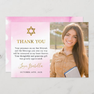 CARTE DE REMERCIEMENTS