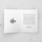 Carte de remerciements (Intérieur)