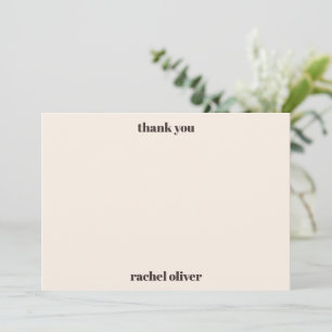CARTE DE REMERCIEMENTS