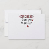 Carte de remerciements (Dos)