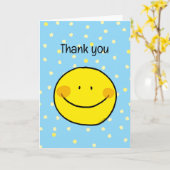 carte de remerciements (Fleur jaune)
