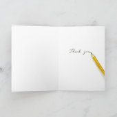 Carte de remerciements (Intérieur)