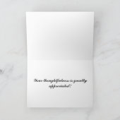 Carte de remerciements (Intérieur)