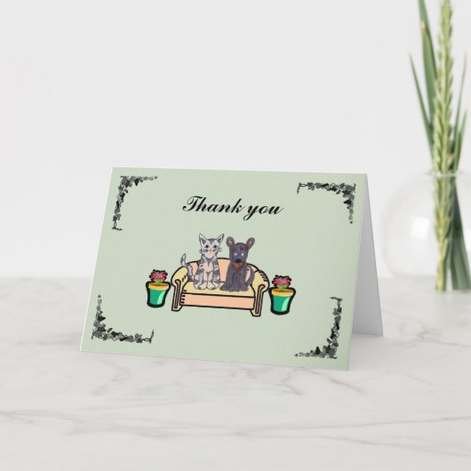 Carte de remerciements (Devant)