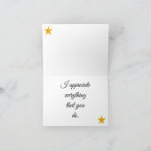 Carte de remerciements (Intérieur)