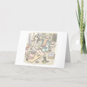 CARTE DE REMERCIEMENTS さ む な し じ