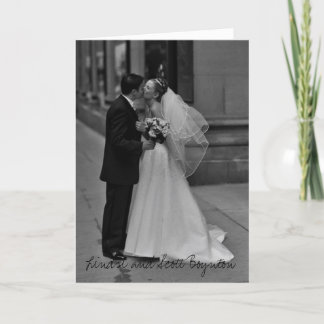 Carte De Remerciements 0255, Lindsi et Scott Boynton