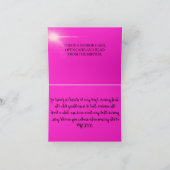 Carte De Remerciements 105C - Mon monde tourne (Intérieur)