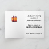 Carte De Remerciements *~* 14 Jeu de Feu Whimsical Funny Magical Christma (Intérieur)