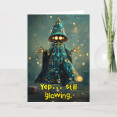 Carte De Remerciements *~* 16 Jeu de Feu Whimsical Funny Magical Christma (Devant)