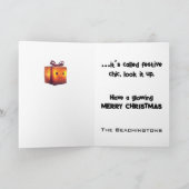 Carte De Remerciements *~* 16 Jeu de Feu Whimsical Funny Magical Christma (Intérieur)