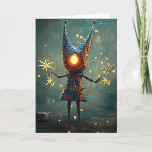 Carte De Remerciements *~* 30 Yeux cosmiques Noël Shine Love AP97