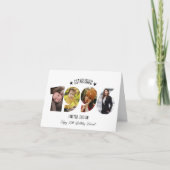 Carte De Remerciements 30th birthday Photo Collage established 1996 (Devant)