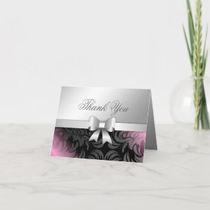 Carte De Remerciements 311 Mercis d'arc de mélasse de bonbon