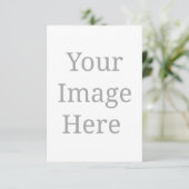 Carte De Remerciements 3,5" x 5" (Debout devant)