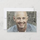 Carte De Remerciements 3.5x5 Funeral Thank You Note Grief Marbre blanc (Dos)