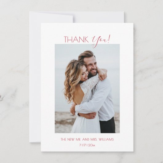 Carte De Remerciements 3D Wildflowers Roses (Devant)