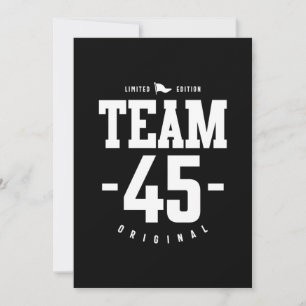 Carte De Remerciements 45 ans - 45e anniversaire drôle cadeau