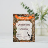 carte de remerciements 4x5 PLAT chassant la came (Debout devant)