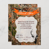 carte de remerciements 4x5 PLAT chassant la came (Devant / Derrière)