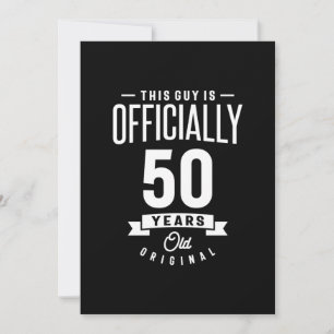 Carte De Remerciements 50 Ans - 50e Anniversaire Drôle Cadeau