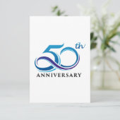 Carte De Remerciements 50e anniversaire (Debout devant)