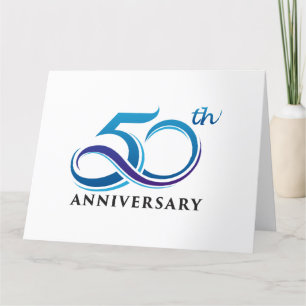 Carte De Remerciements 50e anniversaire
