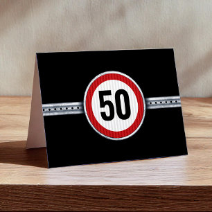 Carte De Remerciements 50e Anniversaire - TOUS ÂGES
