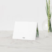 Carte De Remerciements 60e anniversaire Rustic Winter Botanical Folded (Dos)