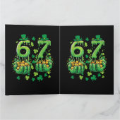 Carte De Remerciements 6 7 Jour de la Saint-Patrick (Intérieur)