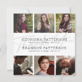 Carte De Remerciements 6 Diplôme conjoint photo (Devant)