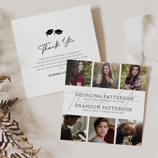 Carte De Remerciements 6 Diplôme conjoint photo