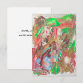 Carte De Remerciements 75.100.072024 Abstraits (Devant / Derrière)