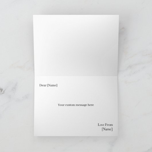 Carte De Remerciements 75th Birthday Photo Card (Intérieur)