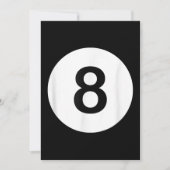 Carte De Remerciements 8 Ball pool Hall Tees, poison de Shark Lover (Devant)