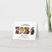 Carte De Remerciements 90th birthday Photo Collage established 1936 (Devant)