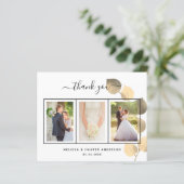 Carte de remerciements à budget photo Eucalyptus (Debout devant)