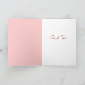 Carte de remerciements à chiot noir Labrador (Intérieur)