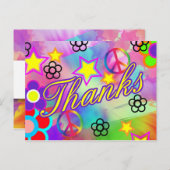 carte de remerciements à cravate (Devant / Derrière)