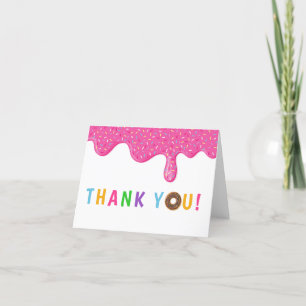 Carte de remerciements à Donut