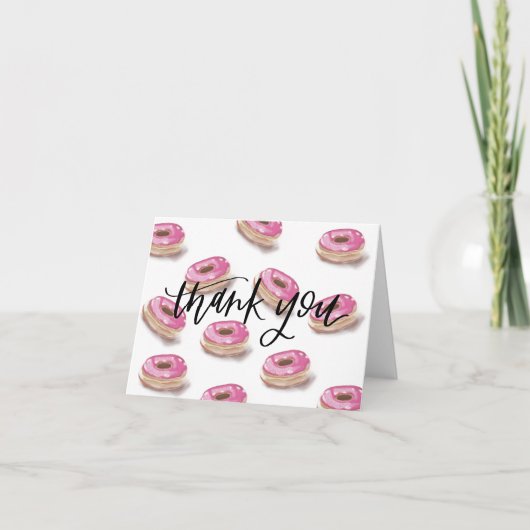Carte de remerciements à Donut (Devant)