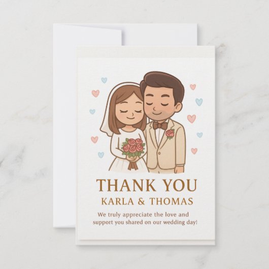 Carte De Remerciements A Dream of Love (Devant)