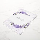 Carte de remerciements à huile de Mariage de fleur (Rotation)