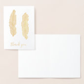 Carte de remerciements à huile d'or (Affichage)