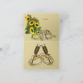 Carte de remerciements à la main (Intérieur)